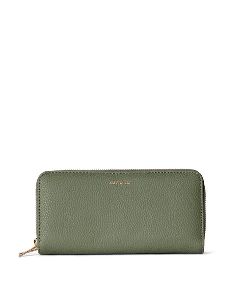 SUBLIME Vegan Wallet - Grain | Color: Olivine - variant::olivine