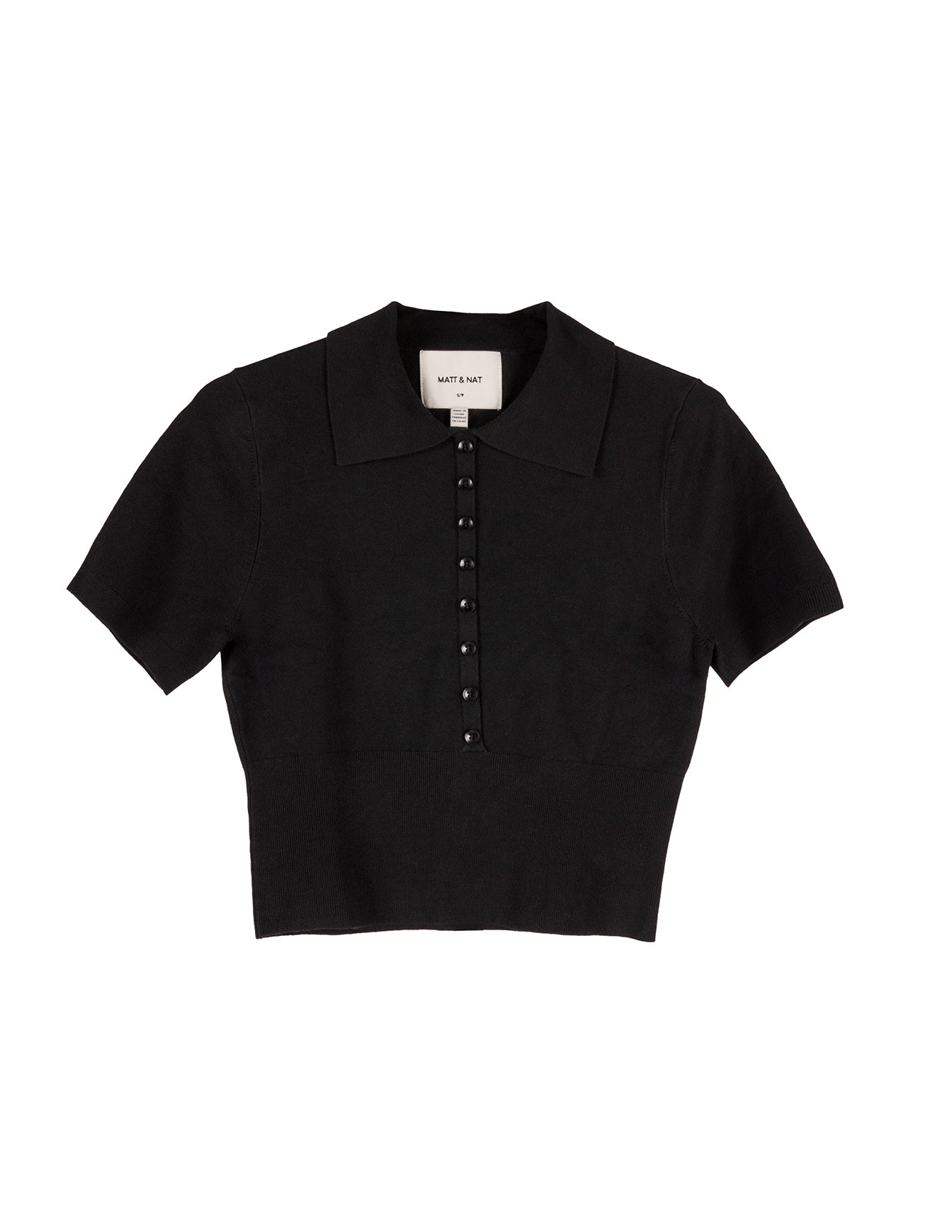 AYOU Knit Top | Color: Black - variant::black