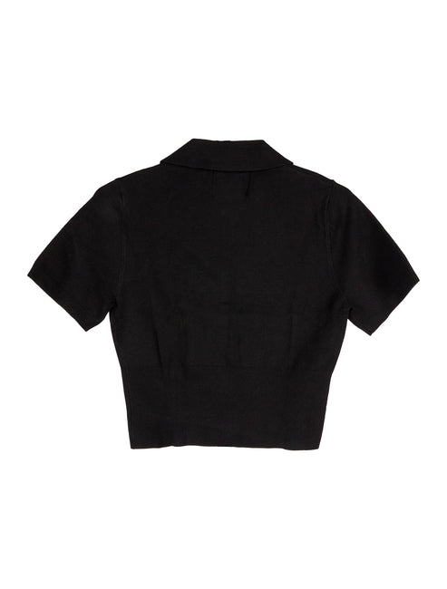 AYOU Knit Top | Color: Black - variant::black