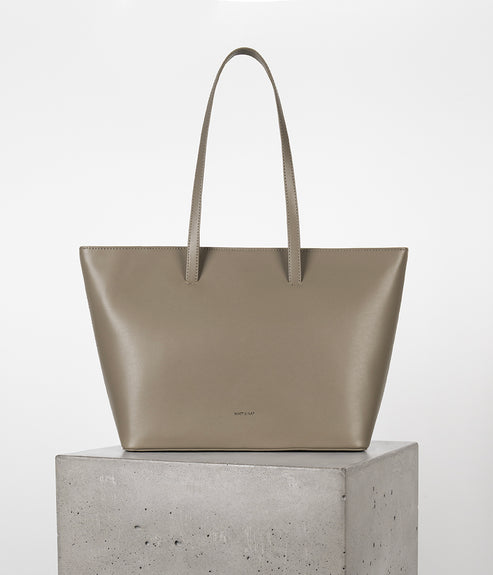 NINA Vegan Tote Bag - UPPEAL™ | Color: Cappuccino - variant::Cappuccino