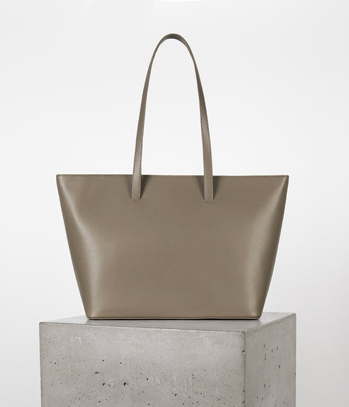 NINA Vegan Tote Bag - UPPEAL™ | Color: Cappuccino - variant::Cappuccino
