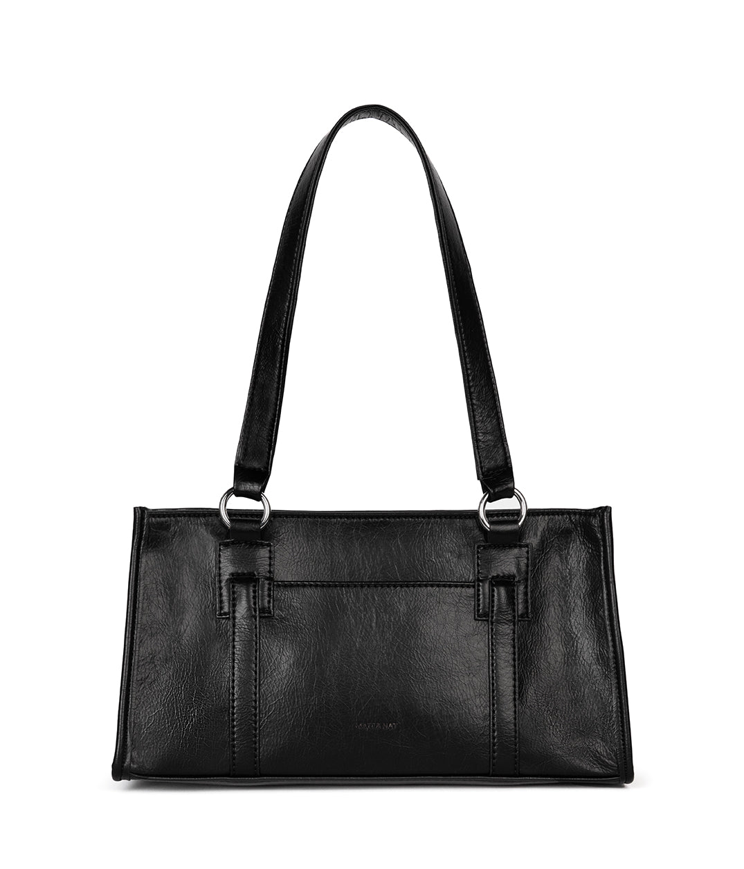 ZARIA Vegan Tote Satchel Bag - Theme | Color: Black - variant::black
