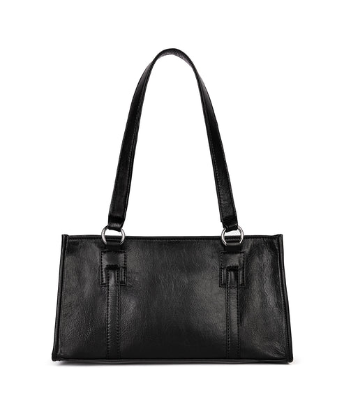 ZARIA Vegan Tote Satchel Bag - Theme | Color: Black - variant::black
