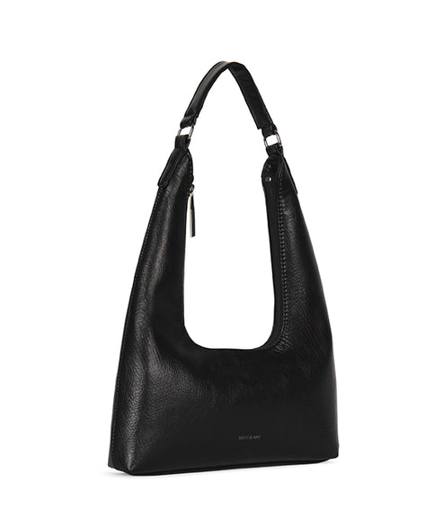 COCO Vegan Shoulder Bag – Theme | Color: Black - variant::black