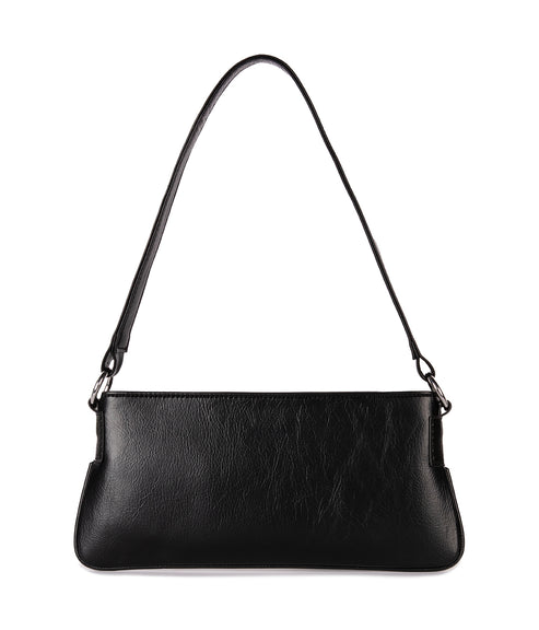 YVONNE Vegan Shoulder Bag - Theme | Color: Black - variant::black