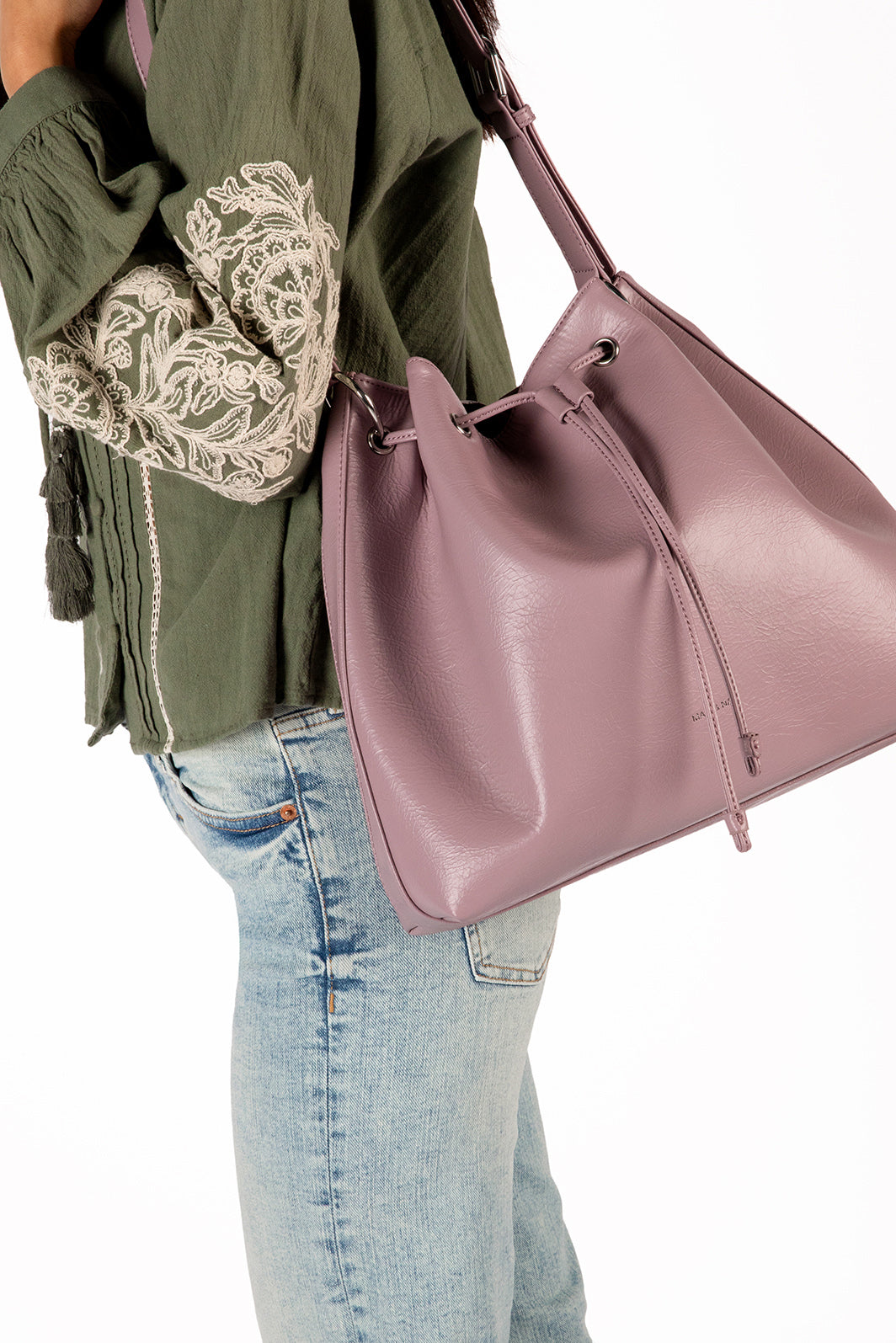 JAN Vegan Bucket Bag – Theme | Color: Macaron - variant::macaron