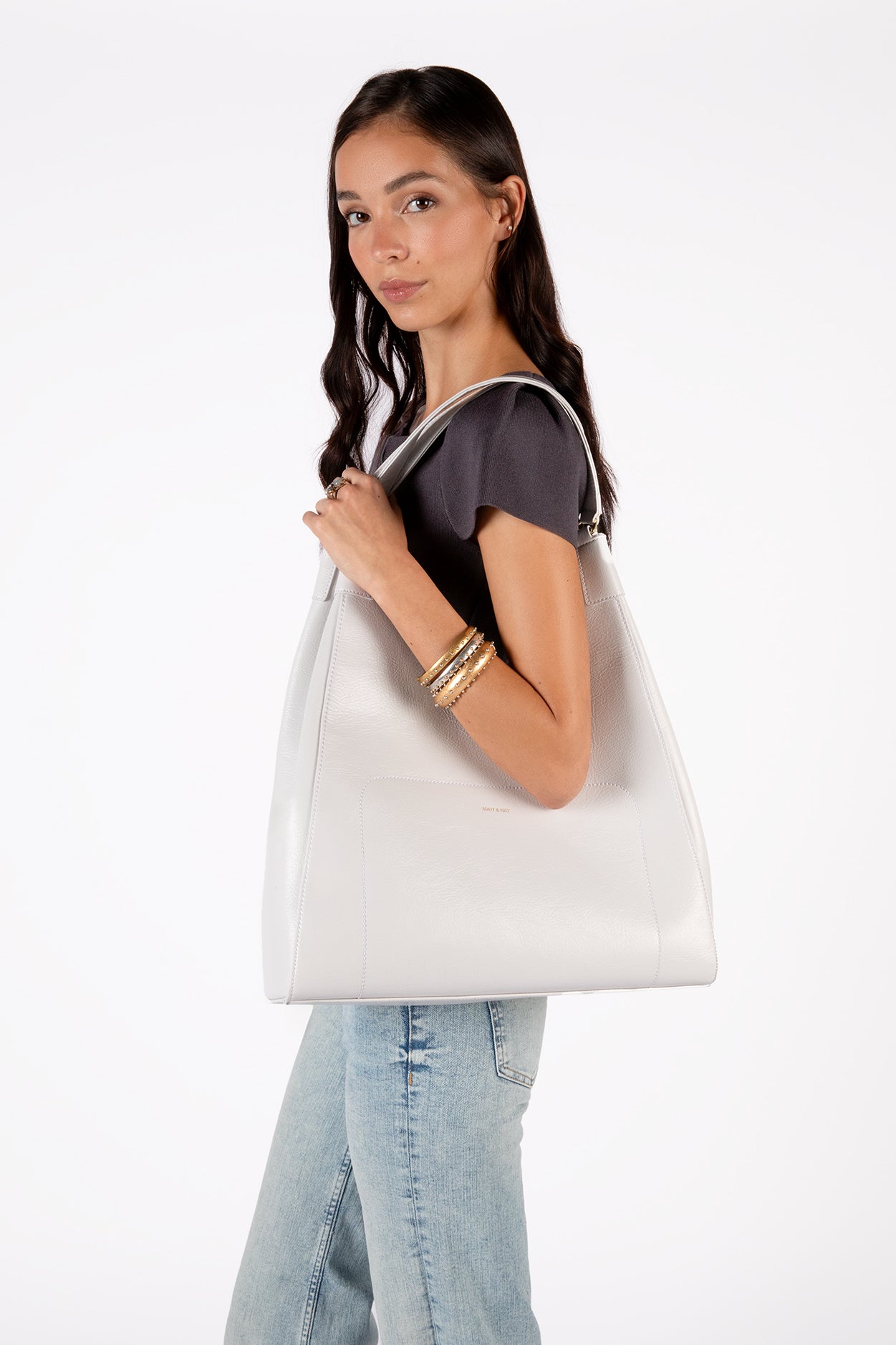 VERMONT Vegan Hobo Bag - Theme | Color: Glaze - variant::glaze