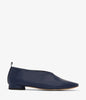 DRE Women's Vegan Heeled Flats | Color: Blue - variant::mystic