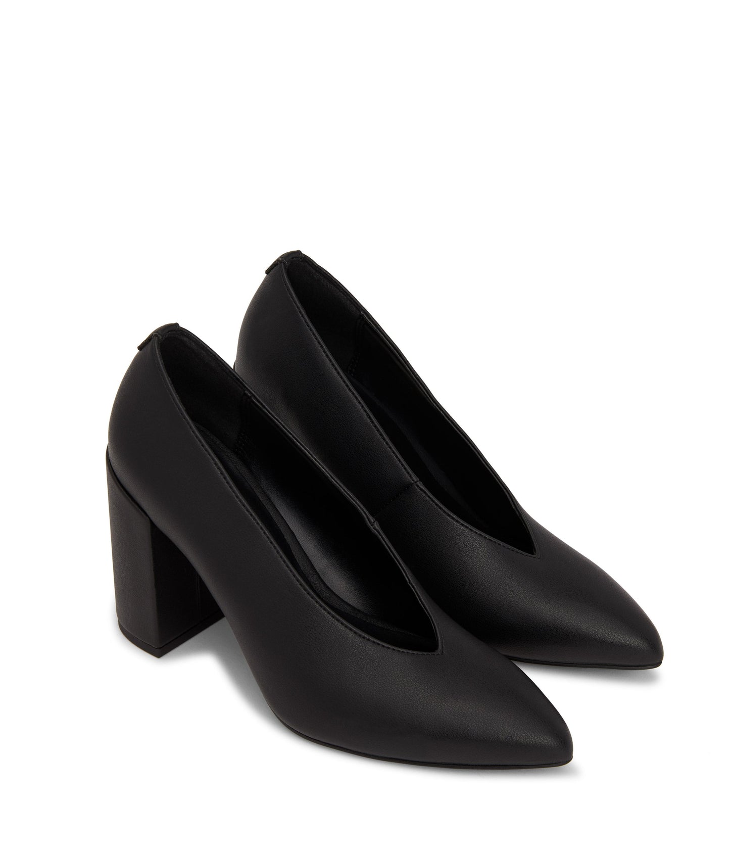 AMARI Vegan High Heels | Color: Black - variant::black