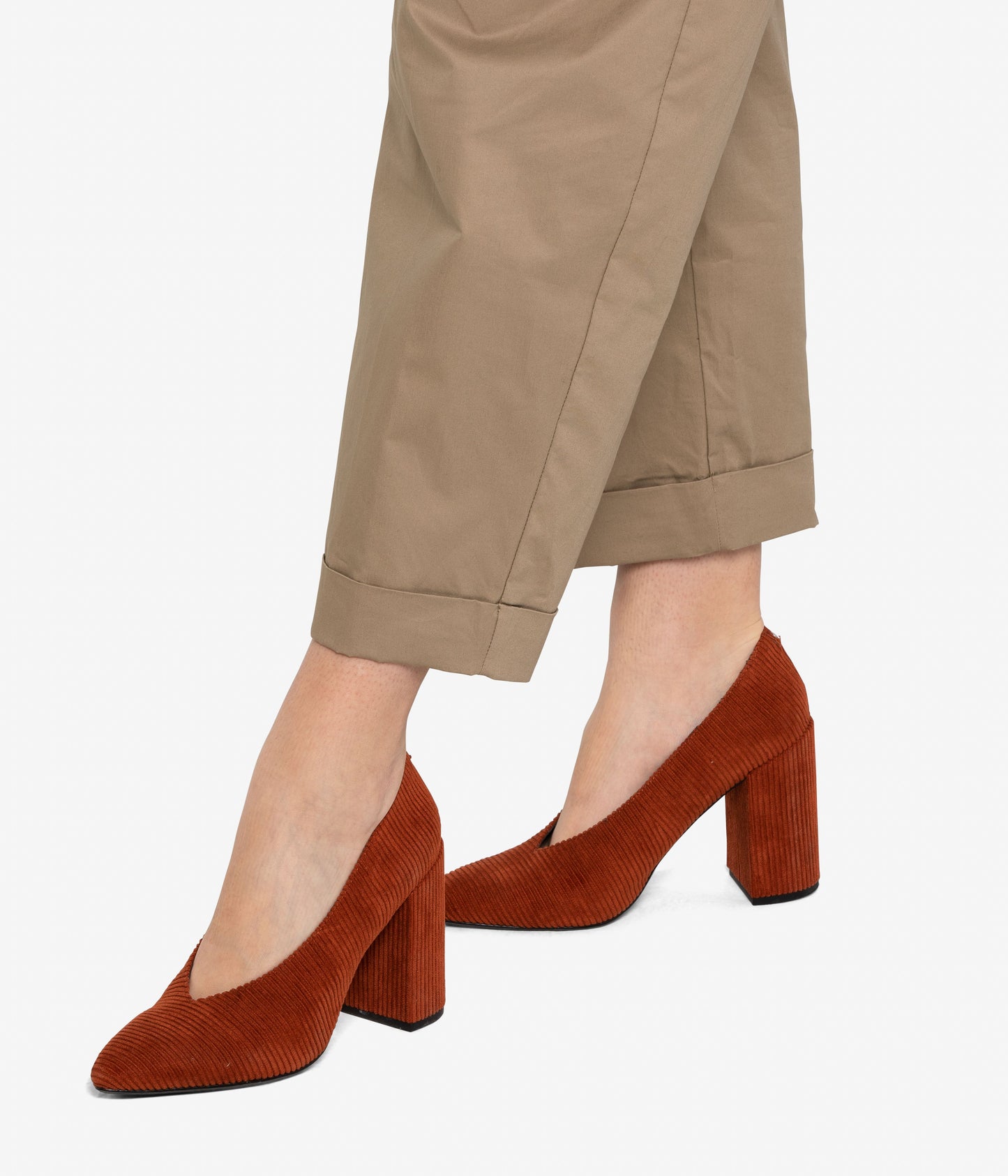 AMARI Vegan High Heels | Color: Orange - variant:orange