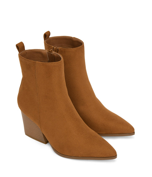 MING Vegan High Heels | Color: Brown - variant::chili