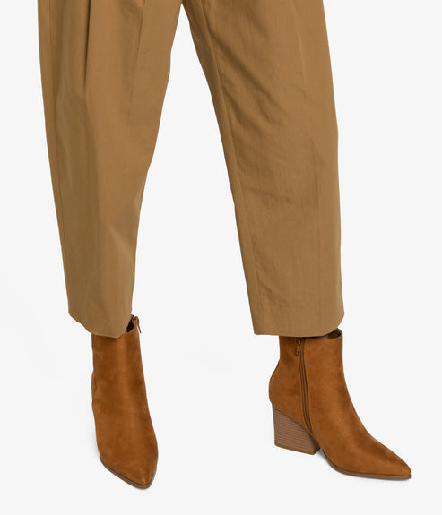 MING Vegan High Heels | Color: Brown - variant::chili