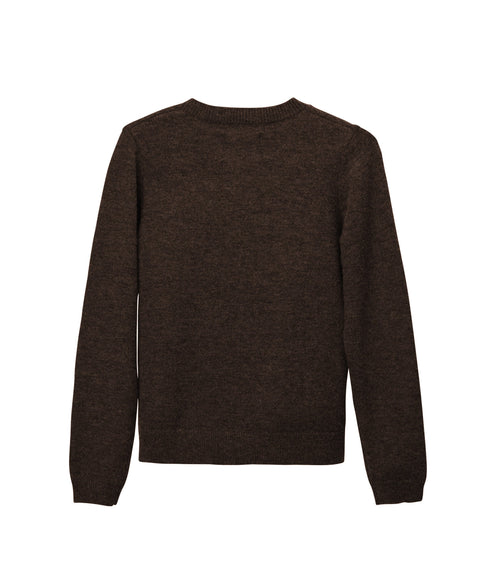 JIL Button-Front Cardigan | Color: Brown - variant::espresso