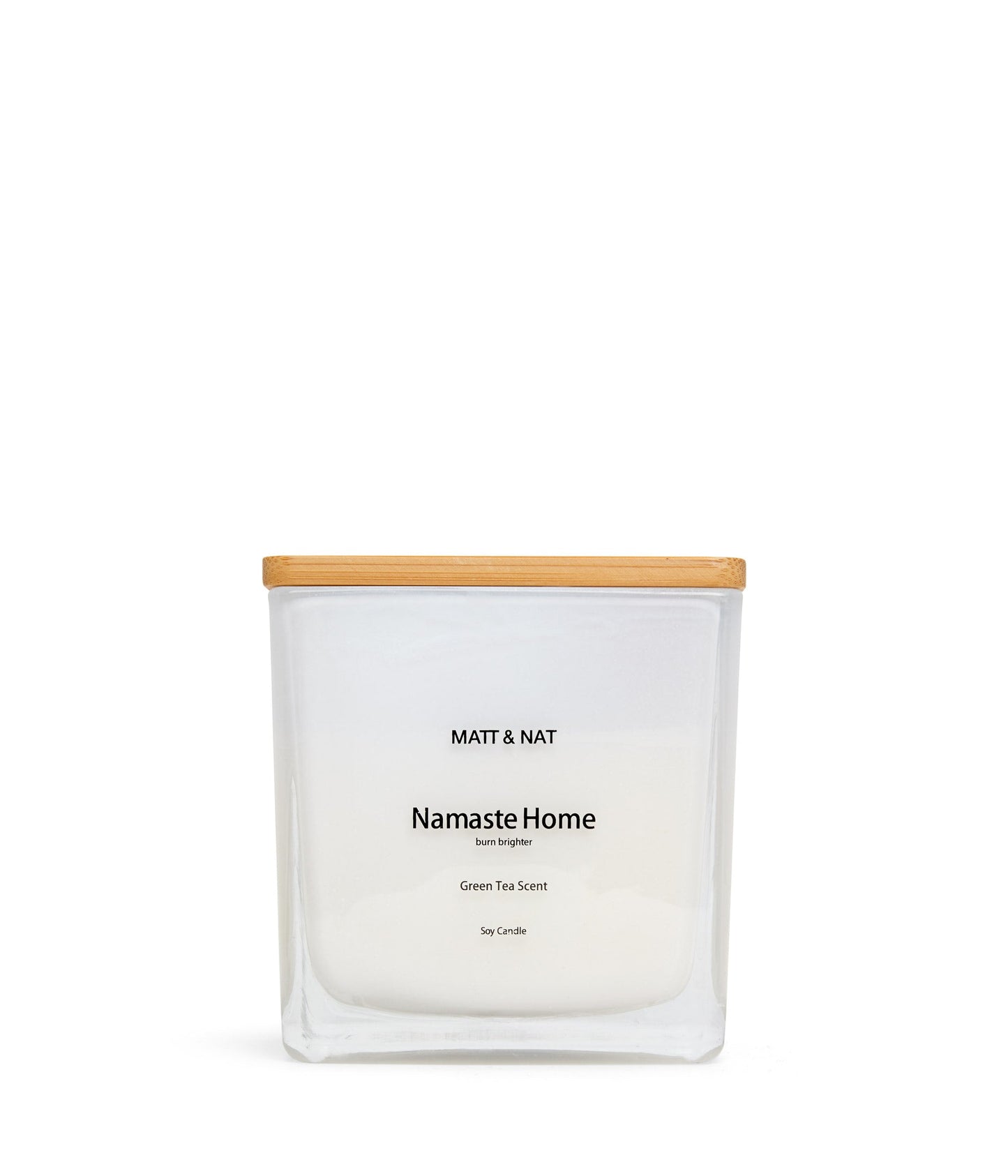 Namaste Home Large Soy Candle | Color: White - variant::white
