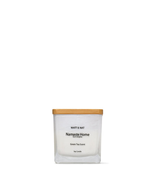 Namaste Home Mini Soy Candle | Color: White - variant::white