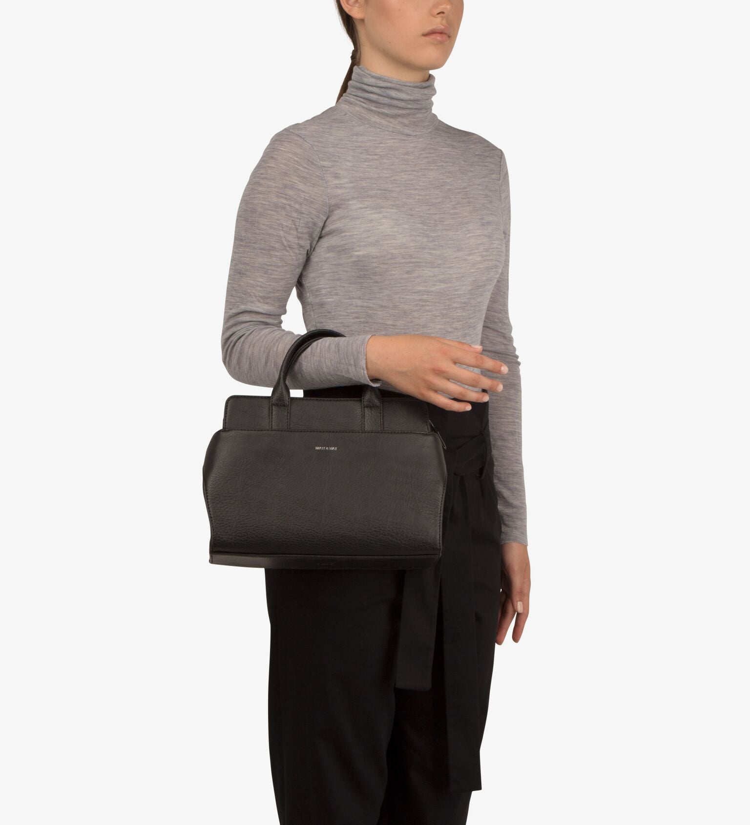 ★MATT&NAT★ヴィ―ガンレザー★2WAY★SABBI スモールサッチェル SABBI Small Vegan Satchel - Purity | Matt & Nat Canada