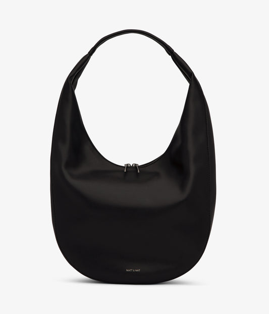 MAIKKI Vegan Hobo Bag - Loom | Color: Black - variant::blacks