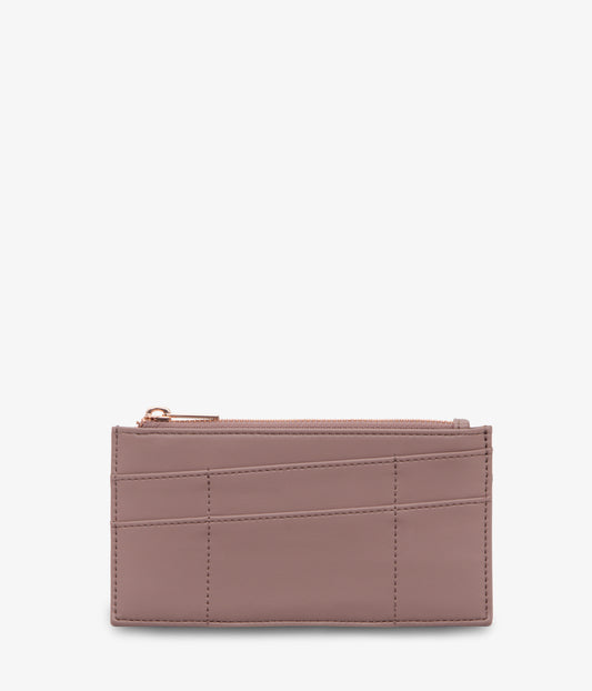 NOLLY Vegan Wallet - Loom | Color: Purple - variant::mahogany