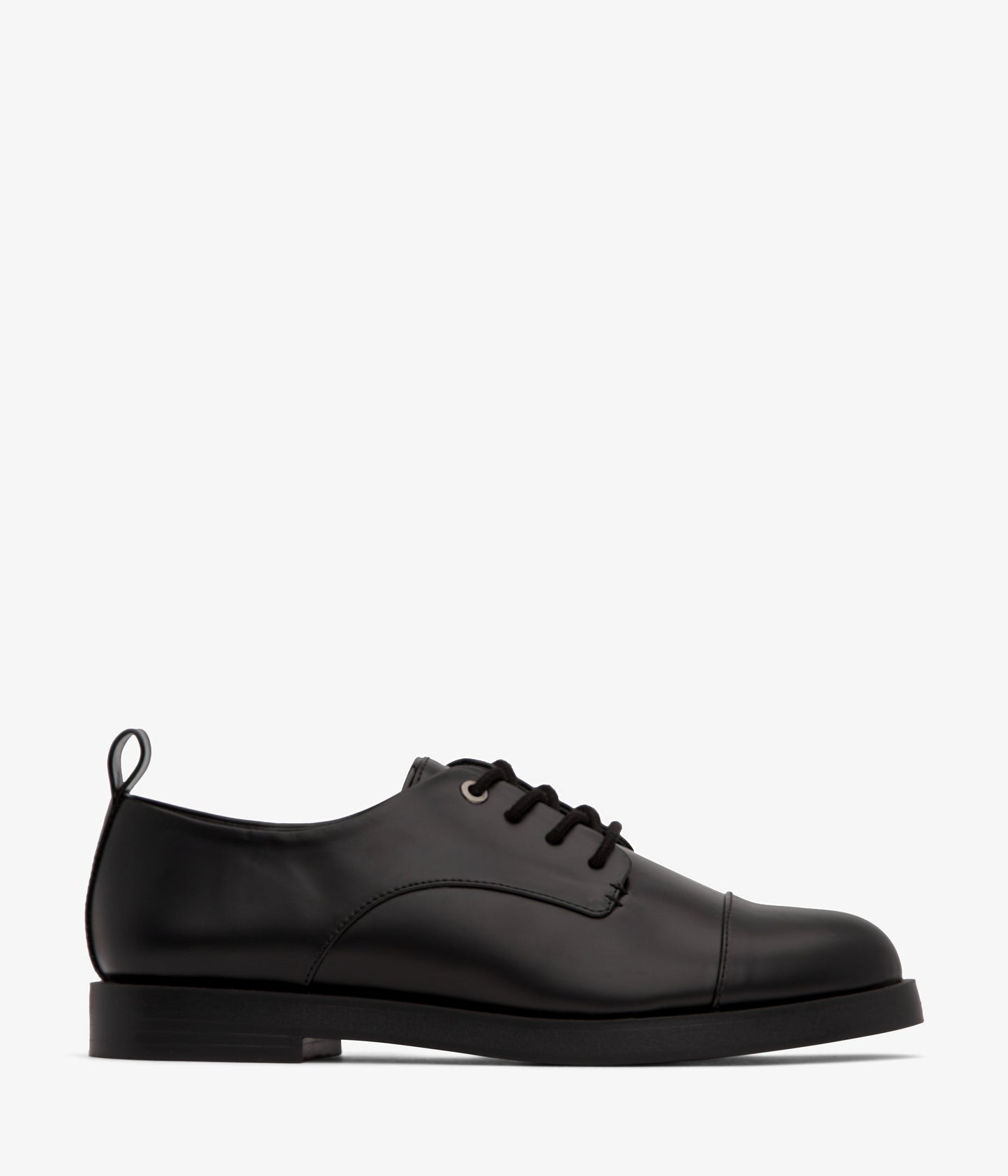 STELLAR Vegan Derby Shoes | Color: Black - variant::black