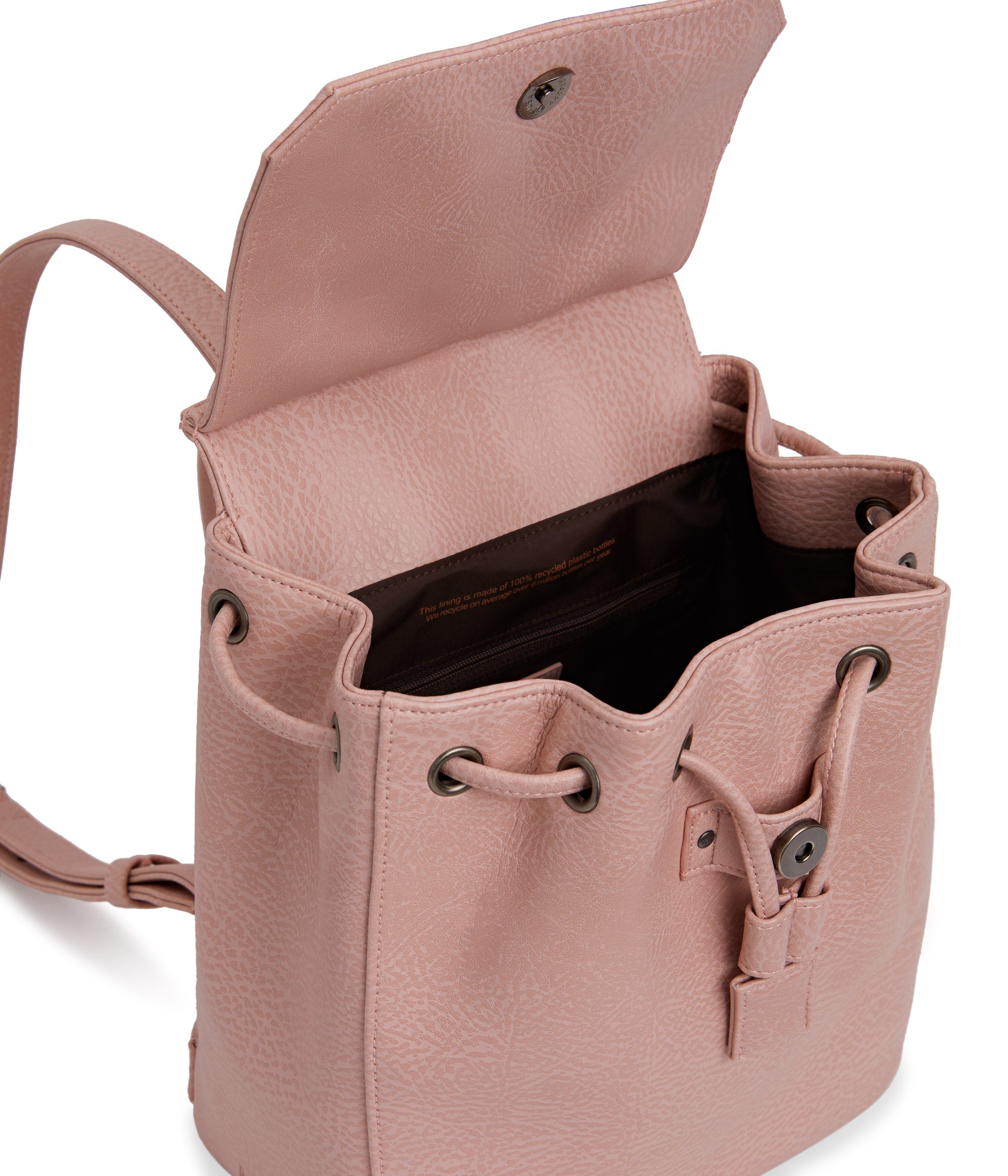 compact vegan mum leather backpack MUMBAISM Small - Dwell Size:7-8 wt Collection:Spring 2026 dry bag Roll top Backpack 2100