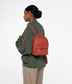 BALIMINI Vegan Mini Backpack - Loom | Color: Red - variant::Desert