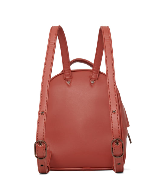 BALIMINI Vegan Mini Backpack - Loom | Color: Red - variant::Desert
