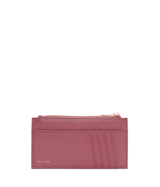 NOLLY Vegan Wallet - Loom | Color: pink- variant::rosewood