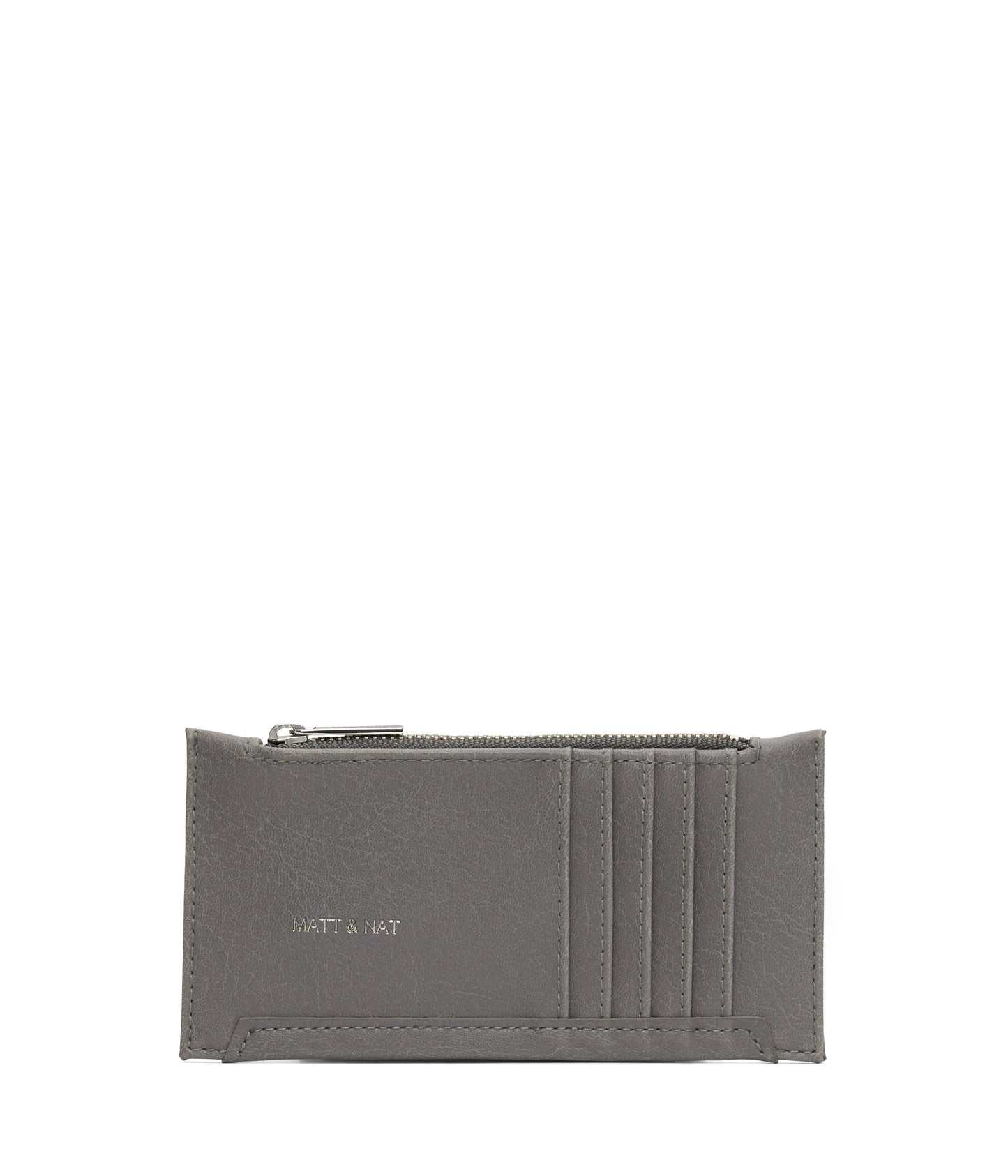 JESSE Slim Vegan Wallet - Vintage | Color: gris- variant::shadow