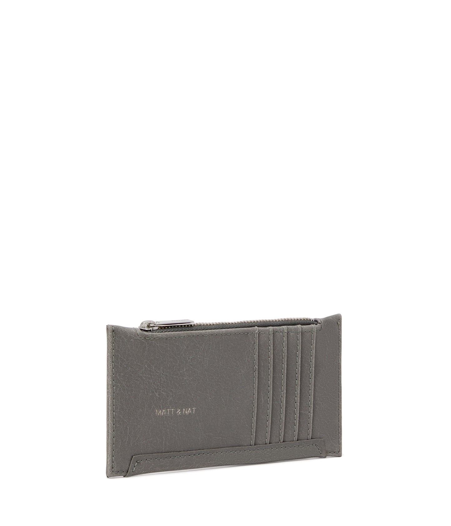 JESSE Slim Vegan Wallet - Vintage | Color: gris- variant::shadow