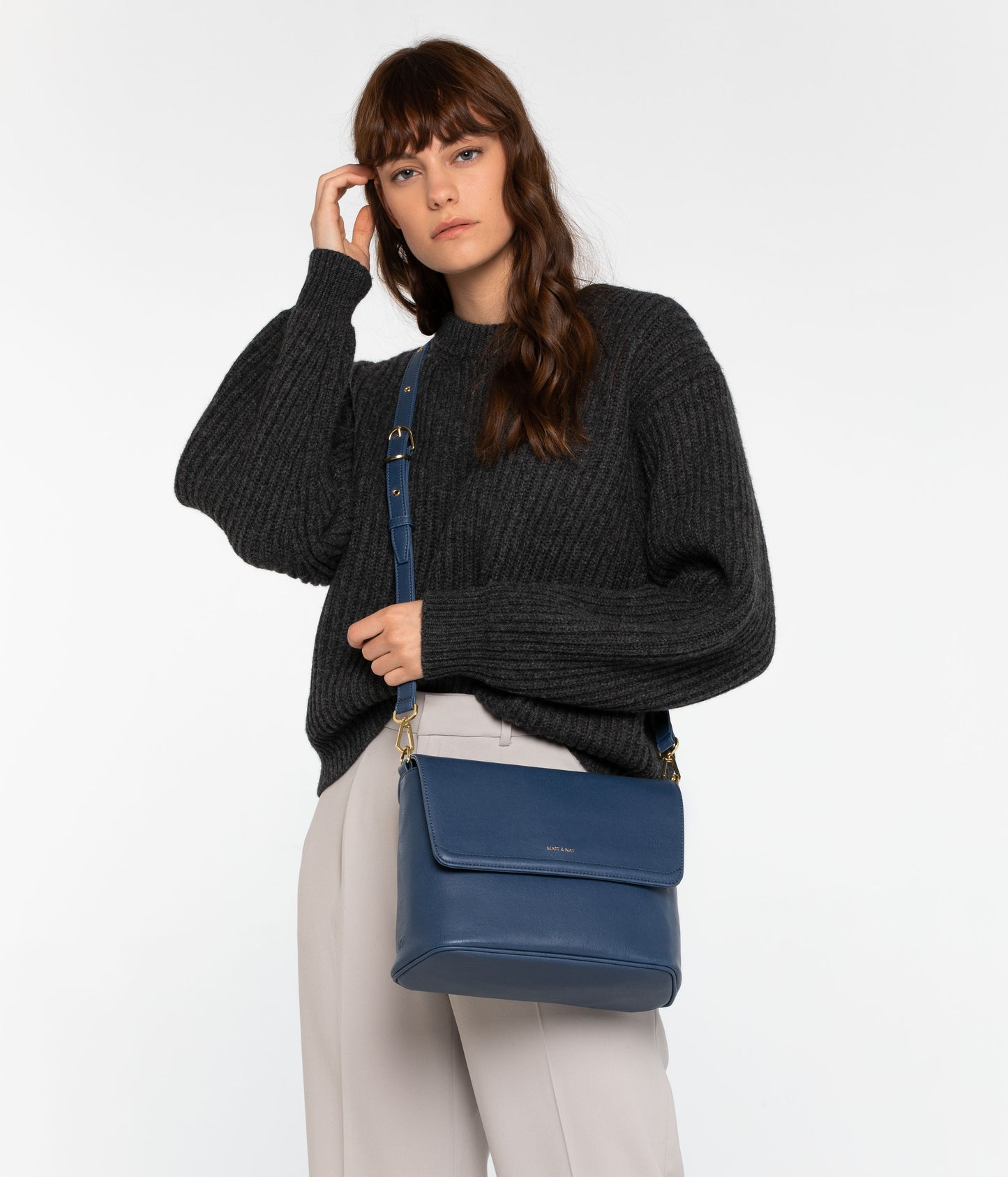 REITI Vegan Satchel - Vintage | Color: blue- variant::cosmo