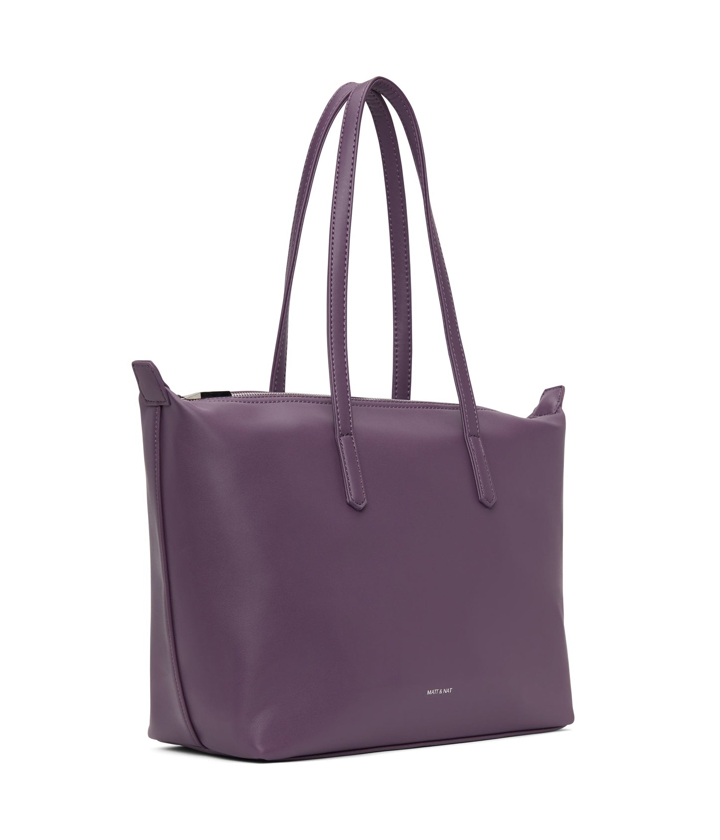 ABBI Vegan Tote Bag - Loom | Color: Purple - variant::mulberry