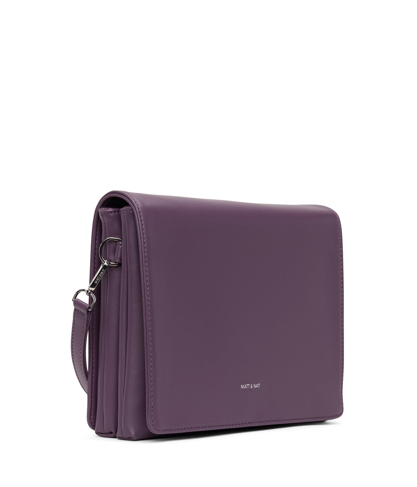 DOVER Vegan Shoulder Bag - Loom | Color: Purple - variant::mulberry