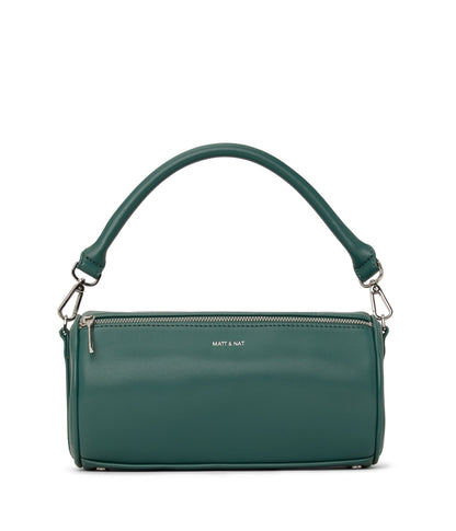 SEOUL Vegan Barrel Satchel - Loom | Color: Blue - variant::kombucha