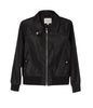 ARYA Vegan Bomber Jacket | Color: Black - variant::black