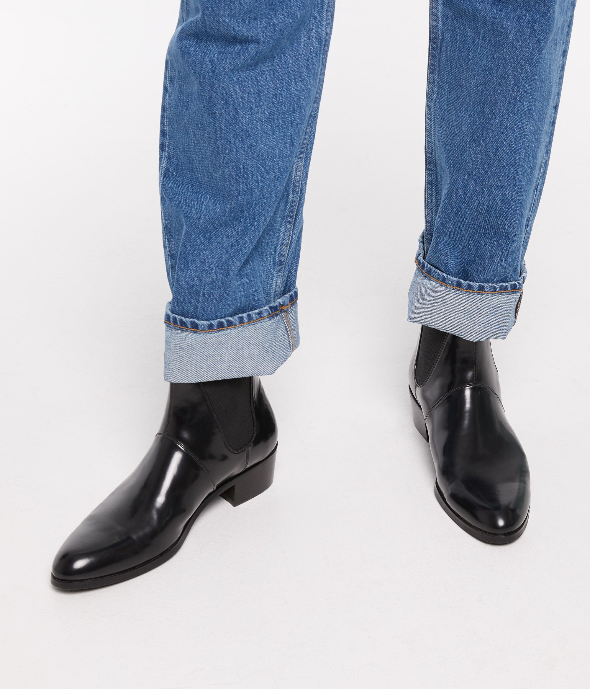 MATT & NAT Men\'s Low-Heeled High-Top Leather Stylish Chelsea Casual Boots ARLO Men main image 2
