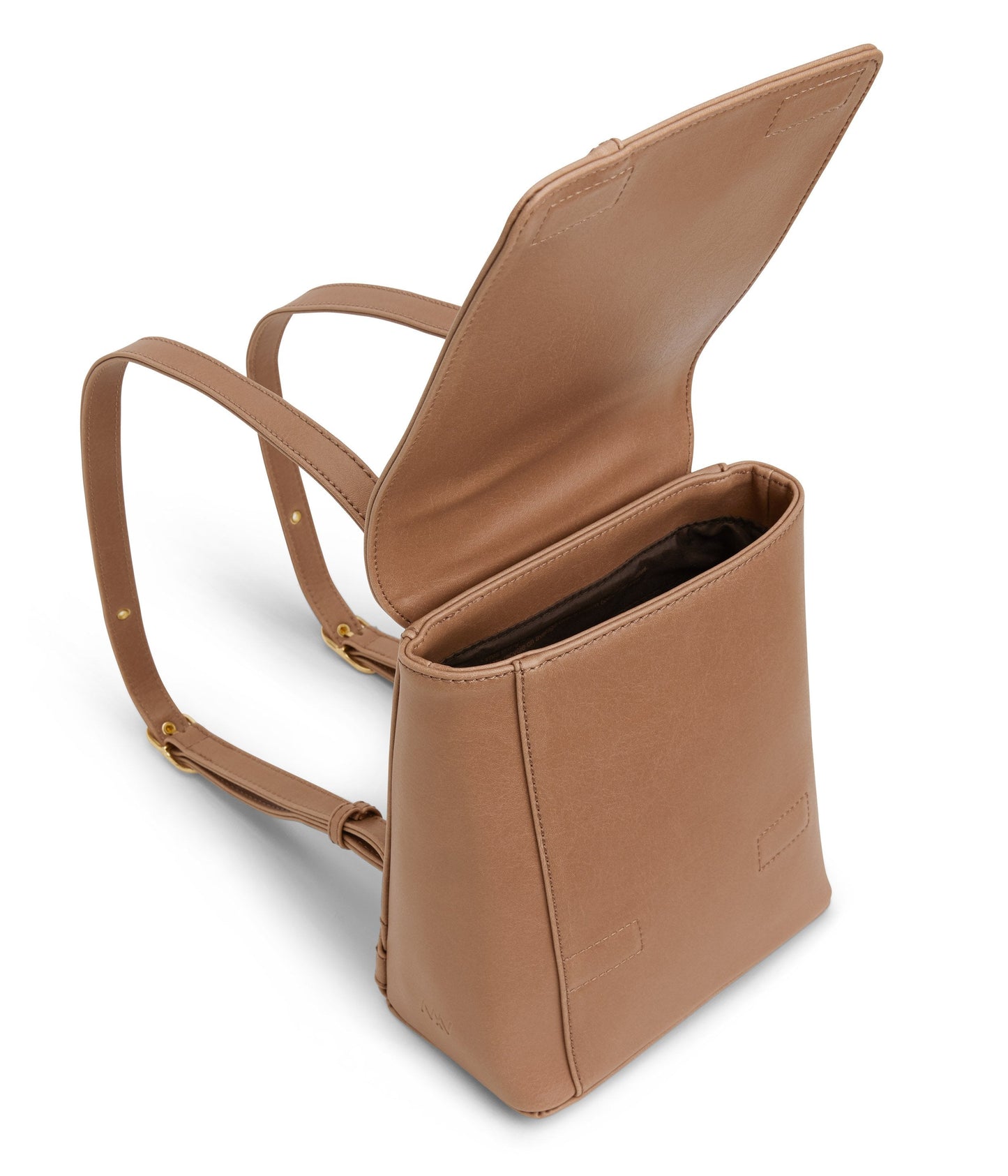 DEELY Vegan Mini Backpack - Vintage | Color: Tan - variant::soy