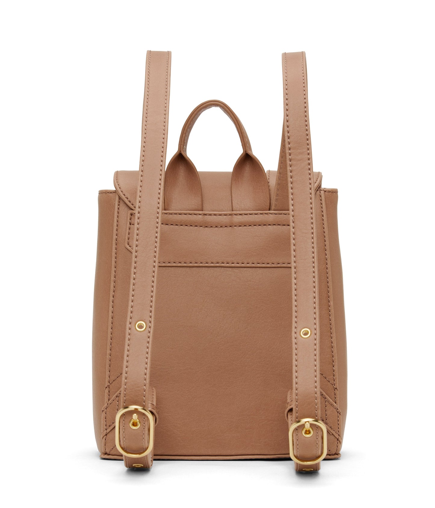 DEELY Vegan Mini Backpack - Vintage | Color: Tan - variant::soy