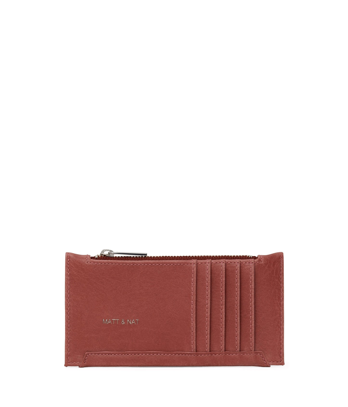 JESSE Slim Vegan Wallet - Vintage | Color: Pink - variant::heirloom