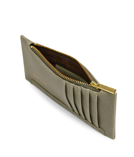 JESSE Slim Vegan Wallet - Vintage | Color: Green - variant::sage