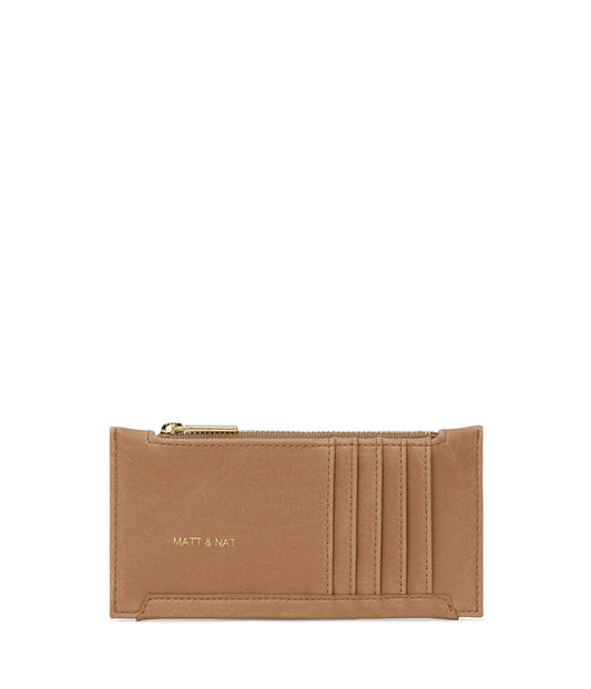 JESSE Slim Vegan Wallet - Vintage | Color: Tan - variant::soy