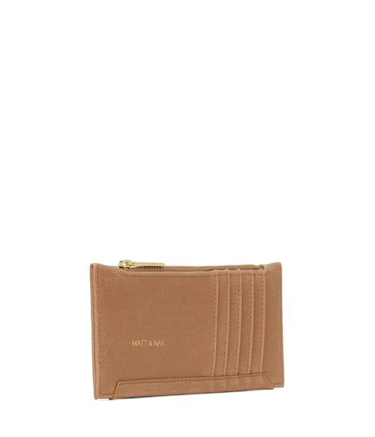 JESSE Slim Vegan Wallet - Vintage | Color: Tan - variant::soy