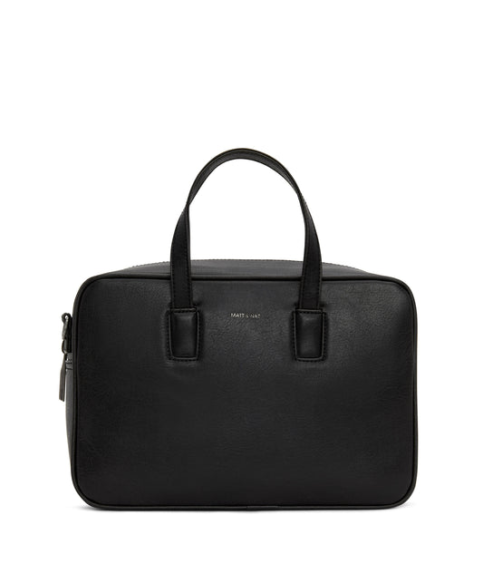 KENSI Vegan Satchel - Vintage | Color: Black - variant::black