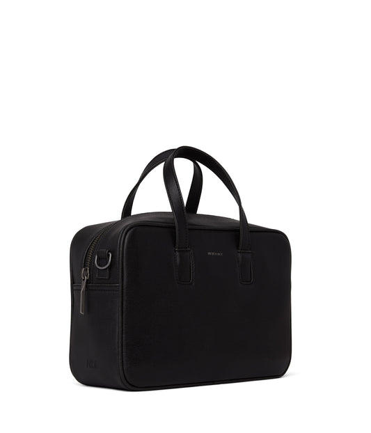 KENSI Vegan Satchel - Vintage | Color: Black - variant::black