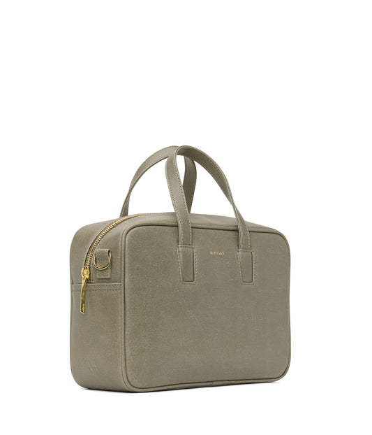 KENSI Vegan Satchel - Vintage | Color: Green - variant::sage