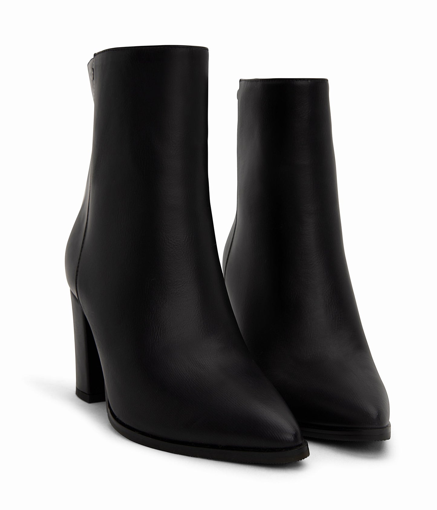 ASAI Women's Vegan High Heel Boots | Color: Black - variant::black