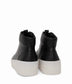 FLERI Women's Vegan High Top Sneakers | Color: Black - variant::black