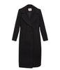 CLARESA Women's Vegan Wool Coat | Color: Black - variant::black