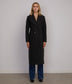 CLARESA Women's Vegan Wool Coat | Color: Black - variant::black