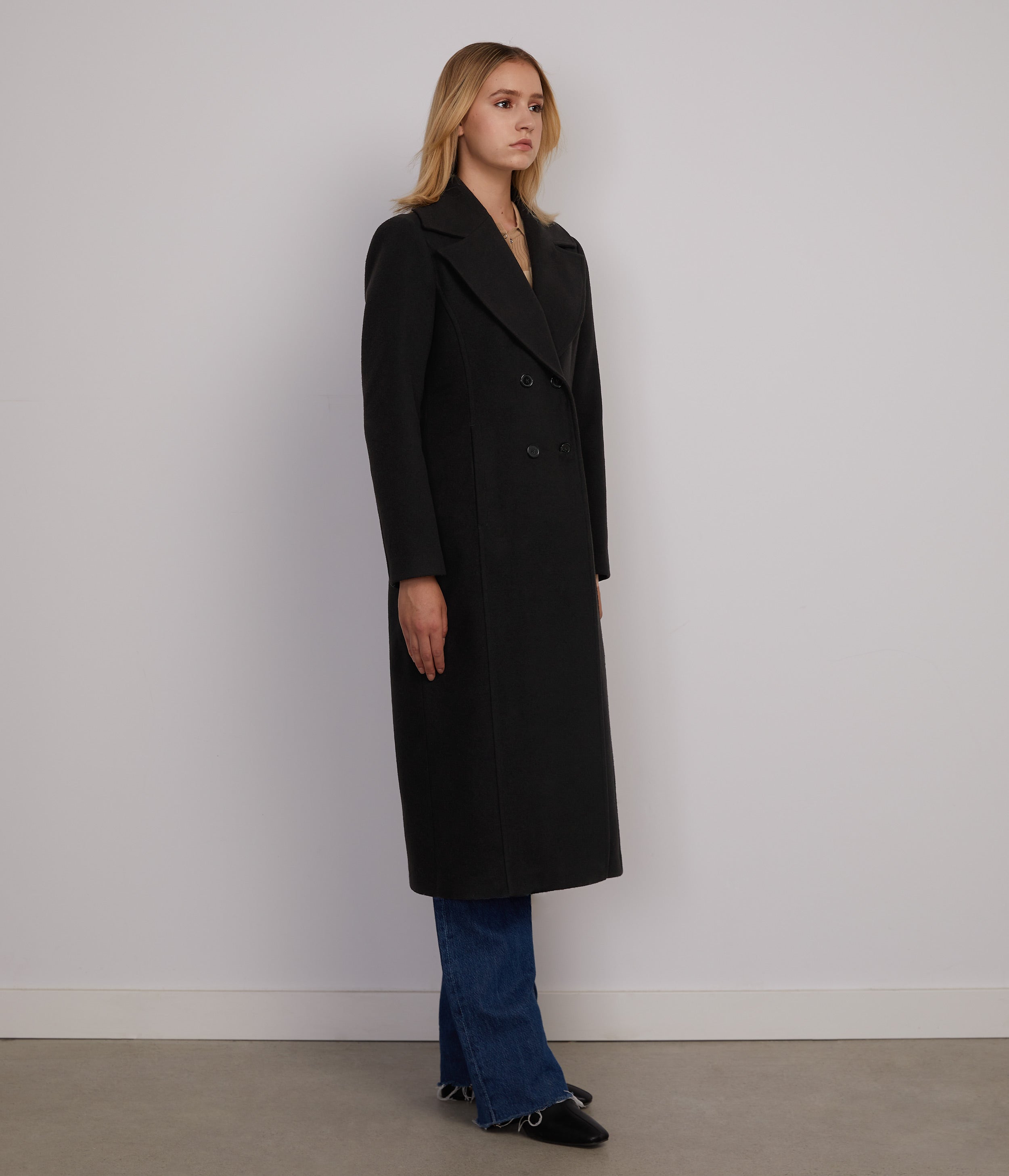 CLARESA Women's Vegan Wool Coat | Matt & Nat USA