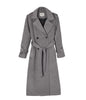 VIVI Women's Long Coat | Color: Light Grey - variant::light